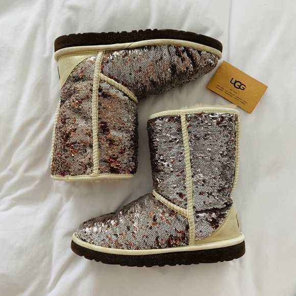 UGG Shoes - UGG Australia sequin sparkle winter fur boots